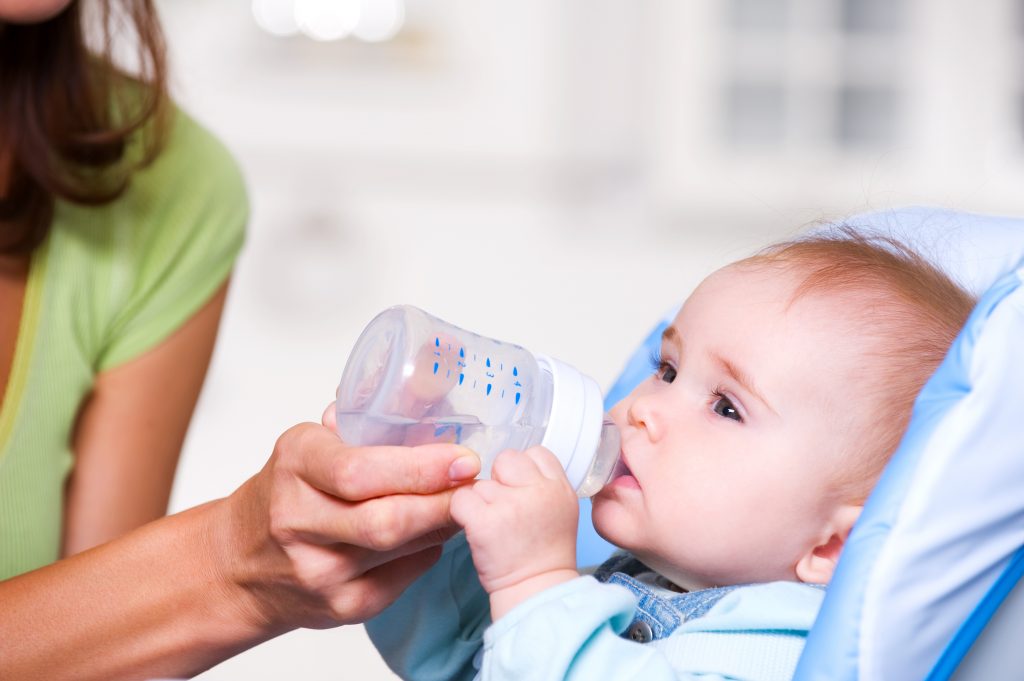 Babies Start Drinking Water