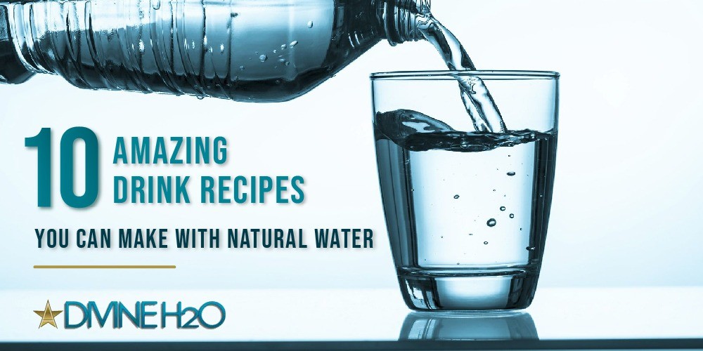 Amazing Drink Recipes You Can Make with Natural Alkaline Water