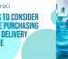 Things to Consider Before Purchasing Water Delivery Service